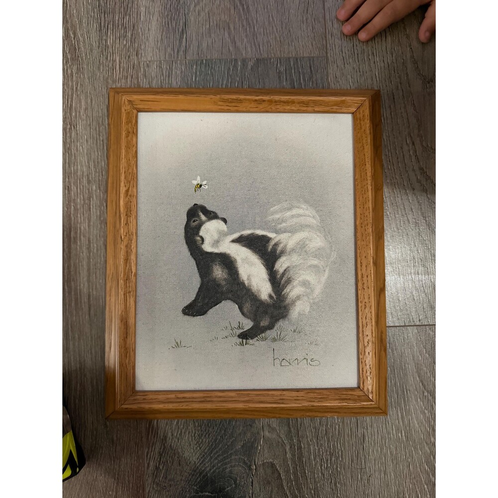 Vintage Original Oil Painting “Double Trouble” — Signed Harris — 1984